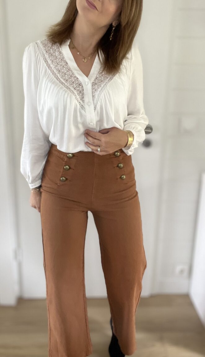Jean Victorine Wide Camel – Image 4