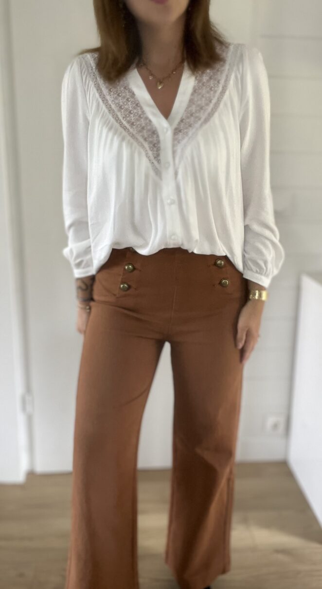 Jean Victorine Wide Camel – Image 3