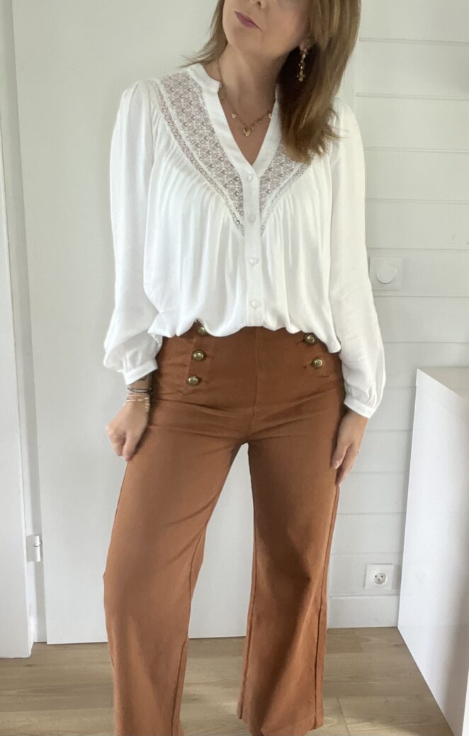 Jean Victorine Wide Camel
