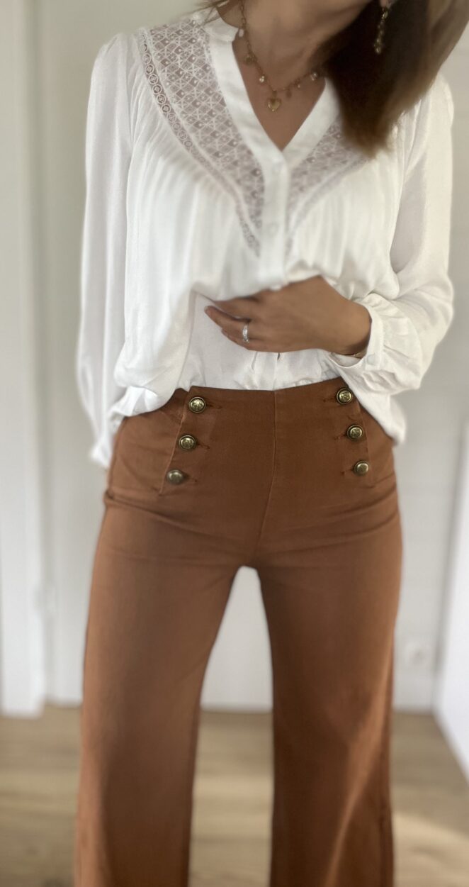 Jean Victorine Wide Camel – Image 2