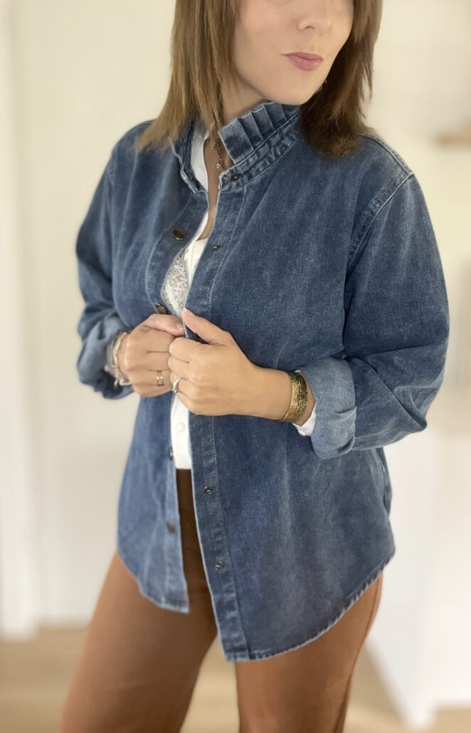 Sur-Chemise Denim