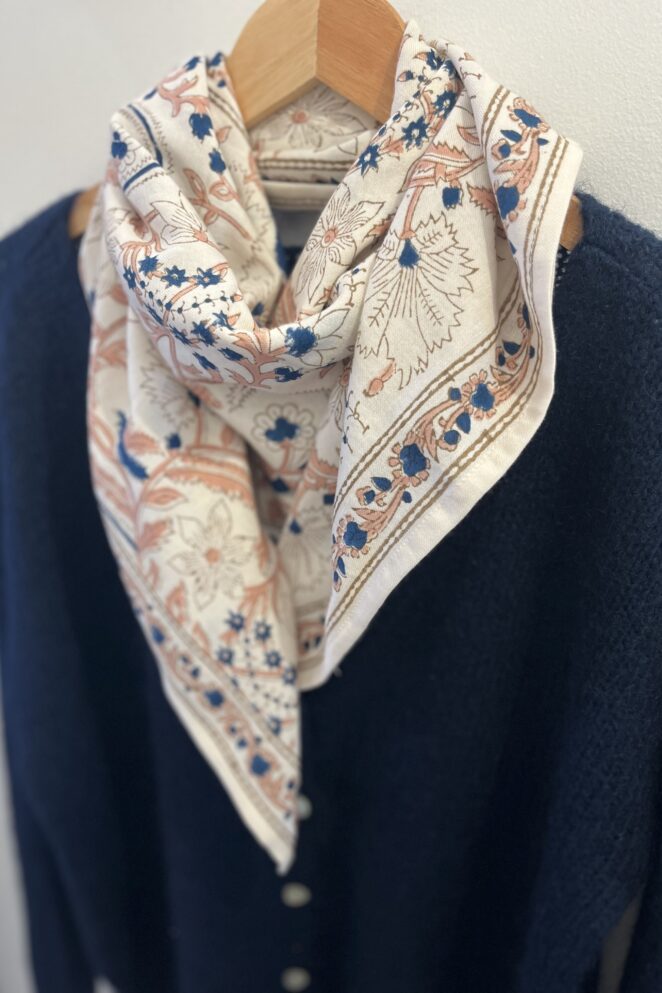 Foulard Delhi Prusse