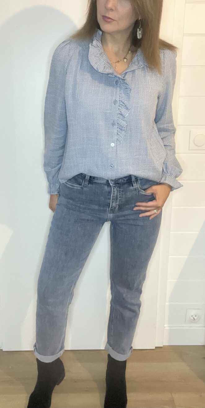 Chemisier Milla Bleu – Image 5