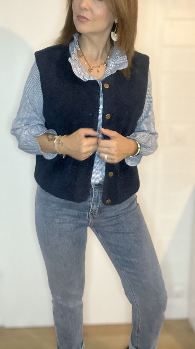 Gilet Laly Marine – Image 3