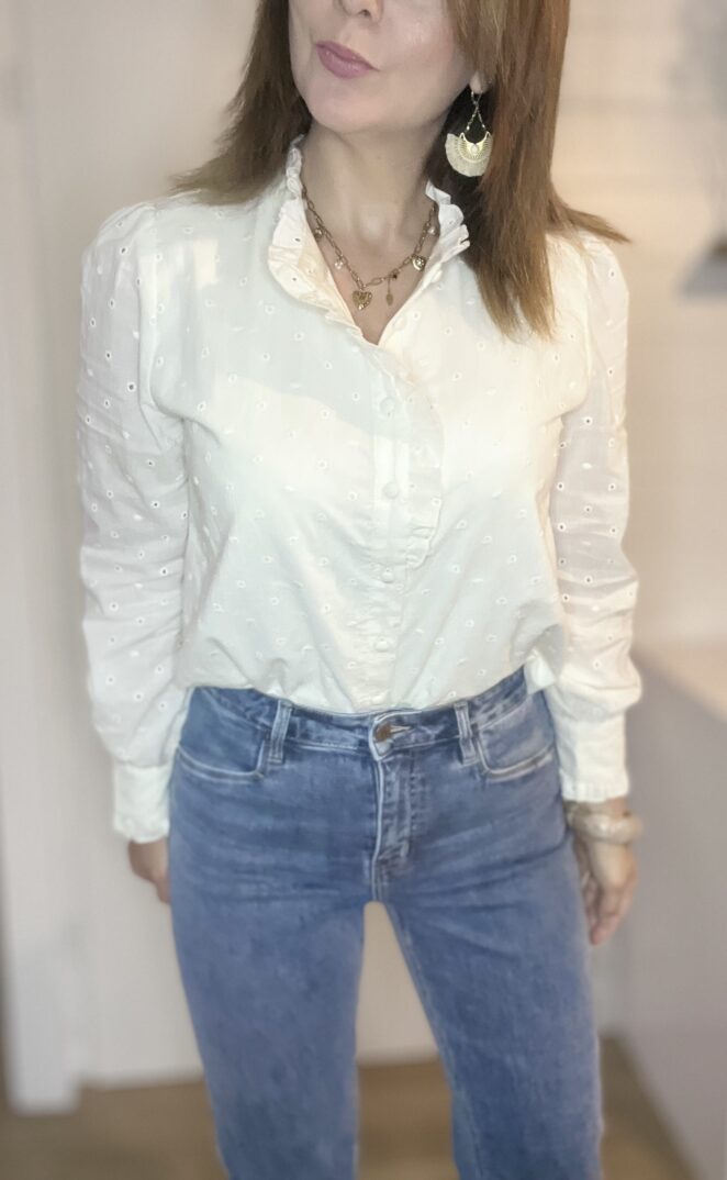 Chemisier Millie Ecru – Image 2