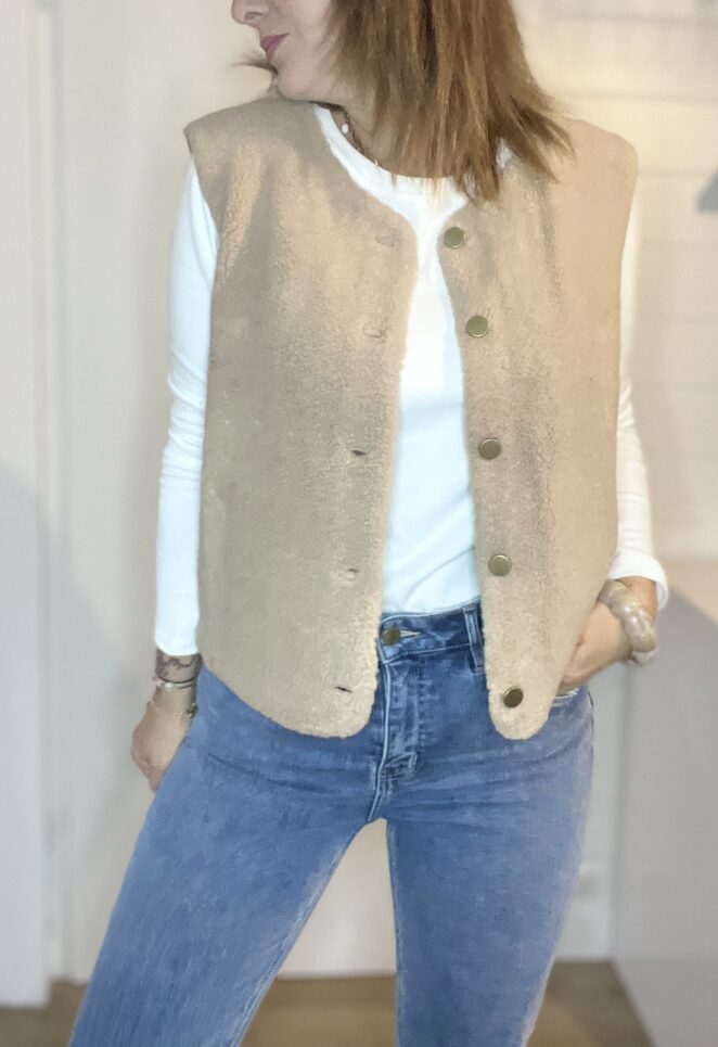 Gilet Laly Taupe