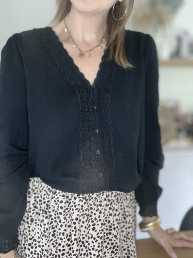 Blouse Carla Noir – Image 2