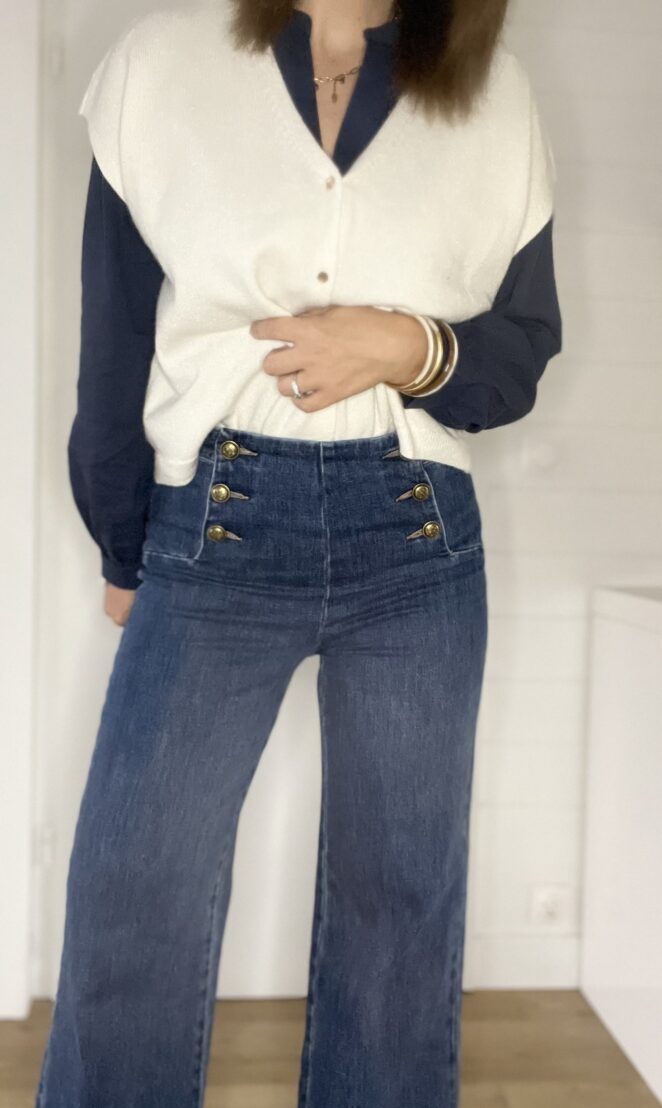 Jean Victorine Wide Denim – Image 3