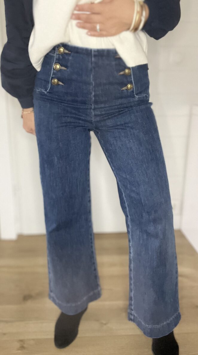 Jean Victorine Wide Denim – Image 2