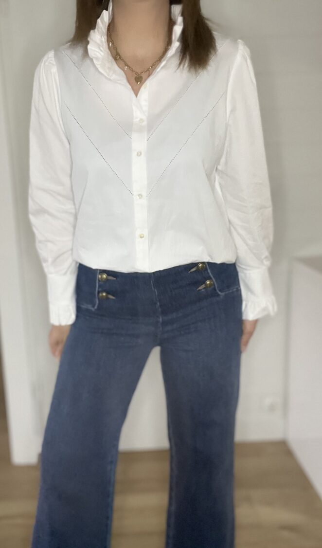 Chemisier Victoire Blanc – Image 3