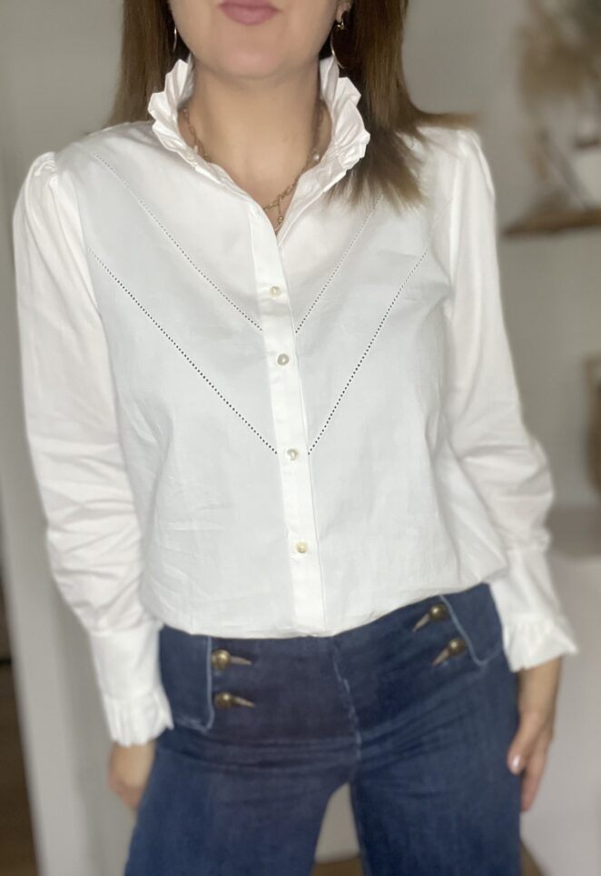 Chemisier Victoire Blanc – Image 2