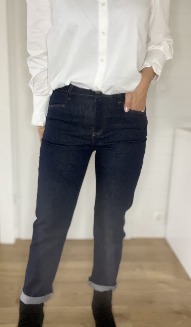Jean Milena Mom Fit Denim Brut
