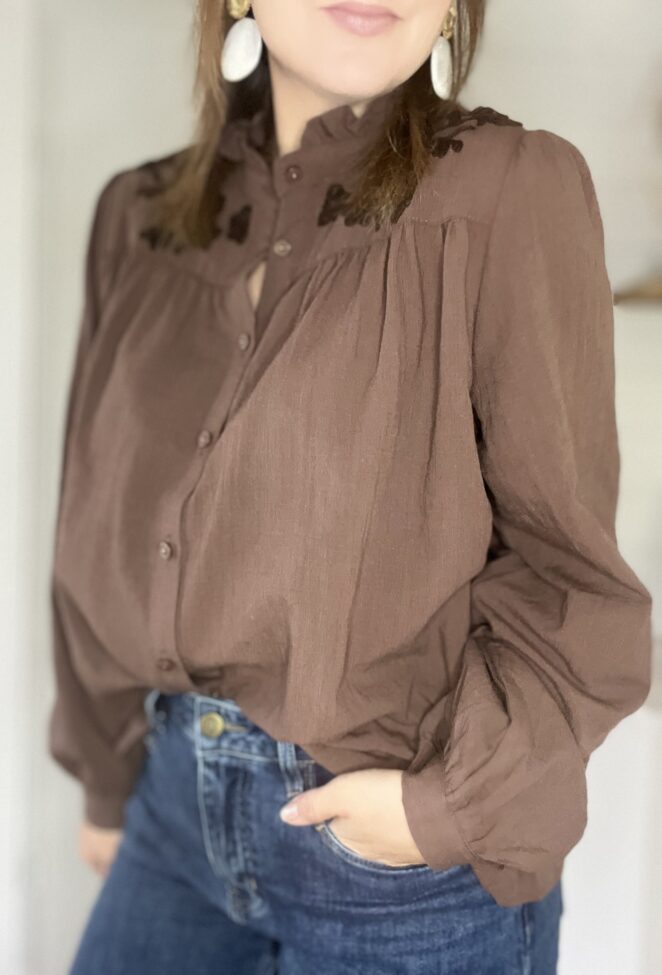 Blouse Micha Chocolat