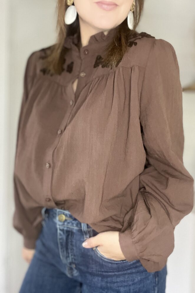 Blouse Micha Chocolat