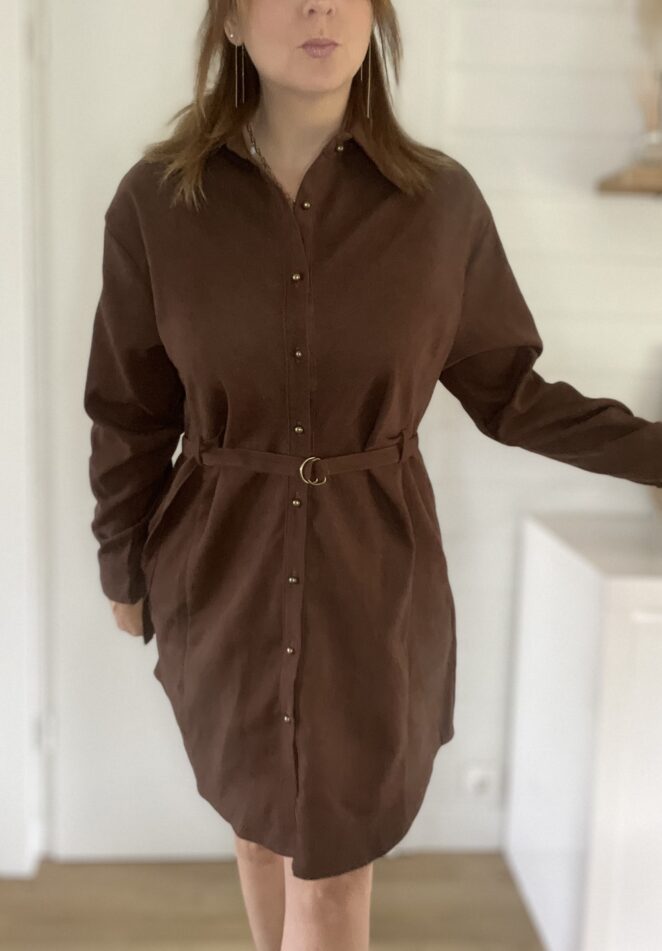 Robe Joséphine Chocolat – Image 2