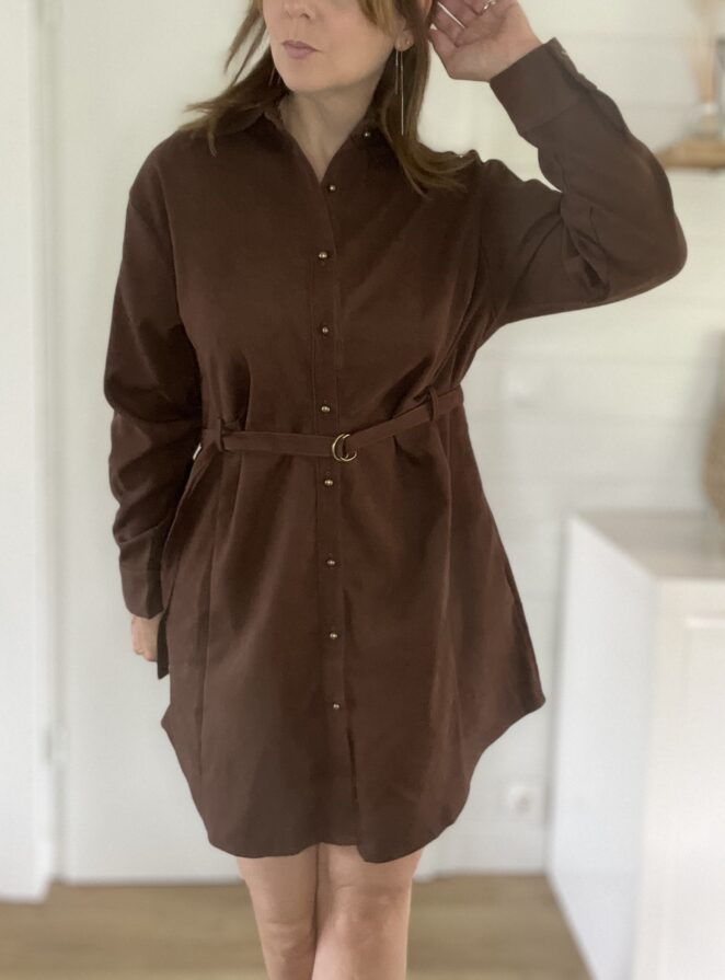Robe Joséphine Chocolat – Image 3