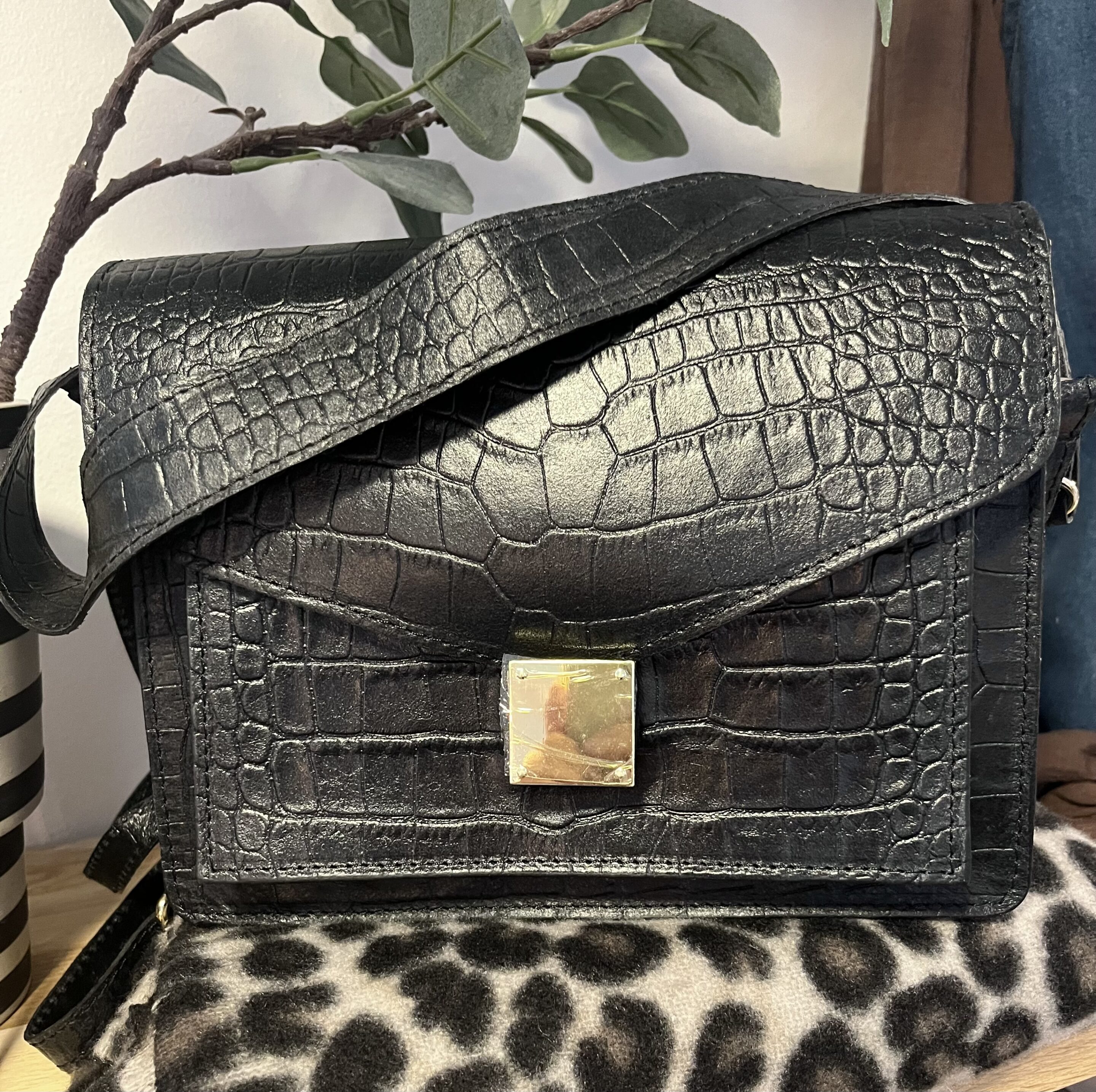 Sac Norah Cuir Noir