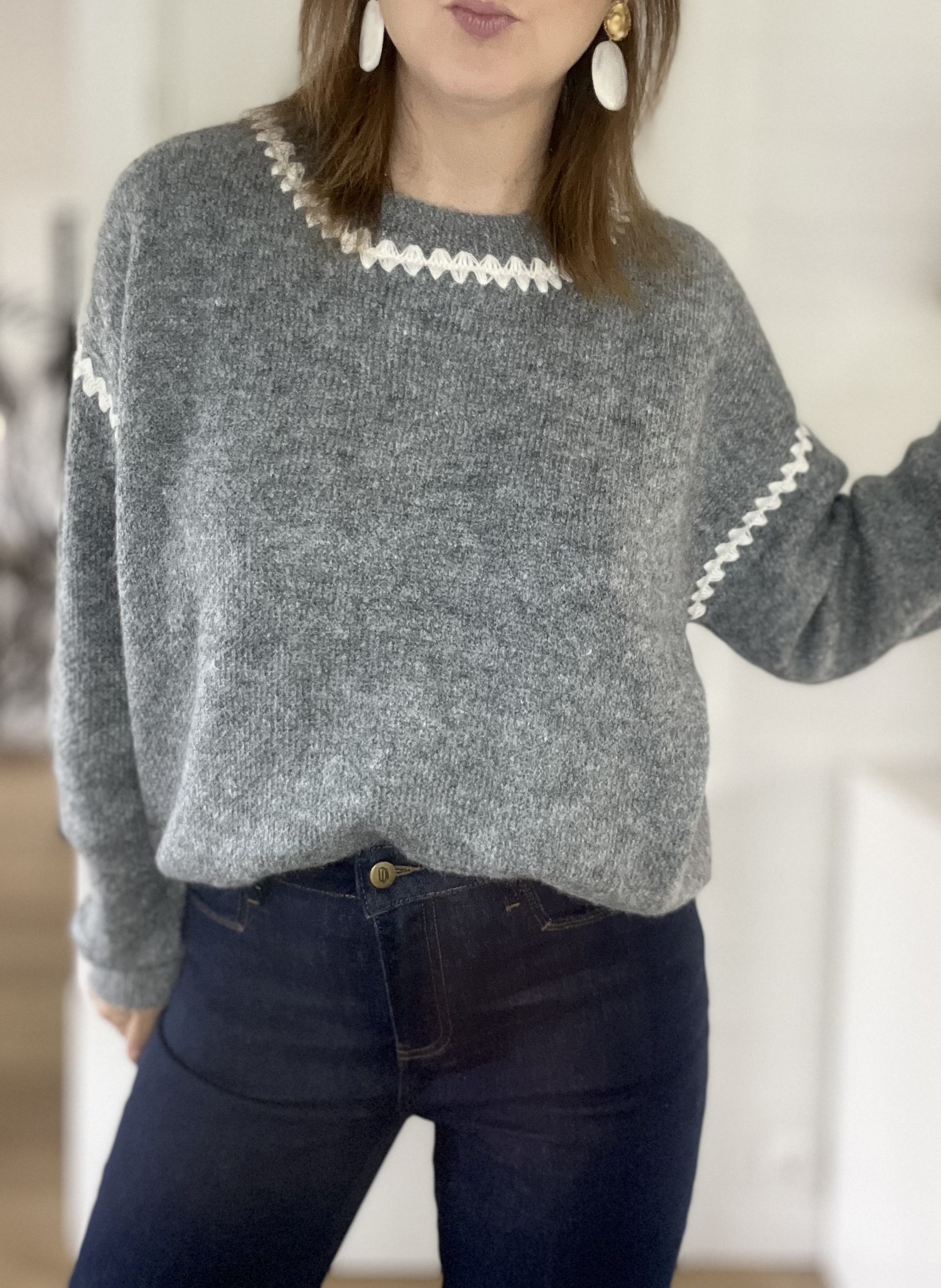 Pull Florie Gris – Image 2