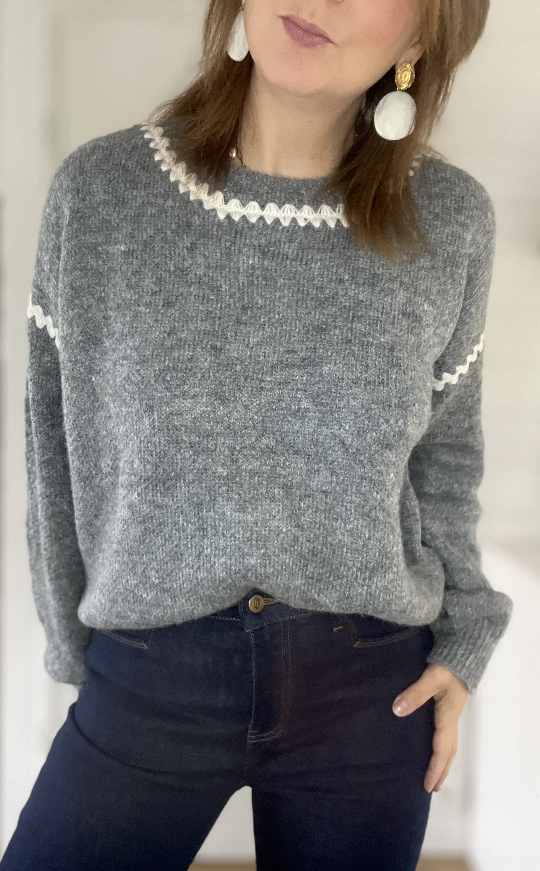 Pull Florie Gris – Image 3