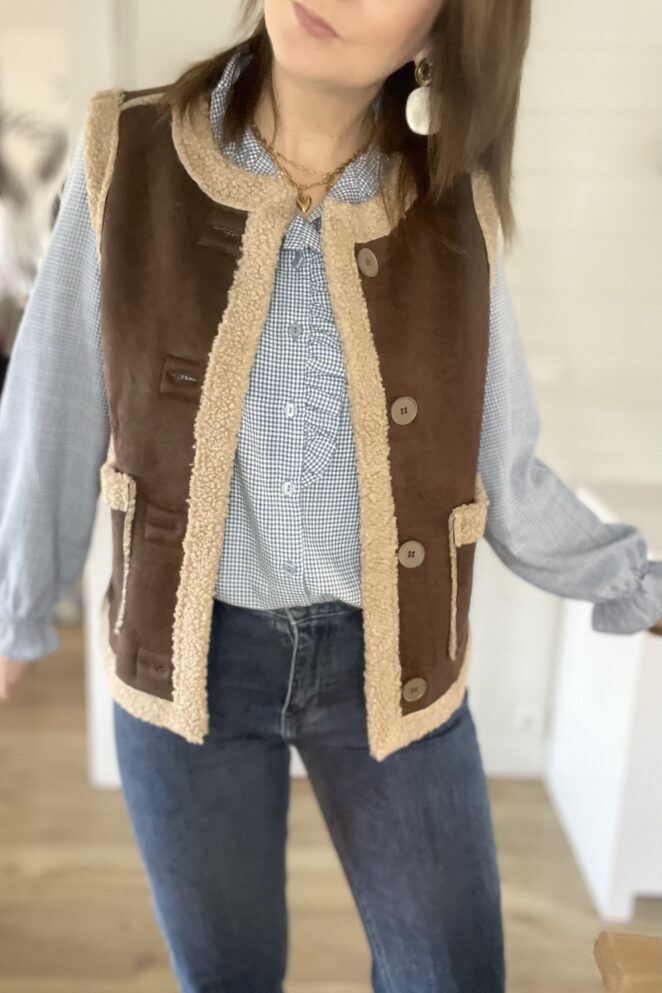 Veste Mary Chocolat Réversible