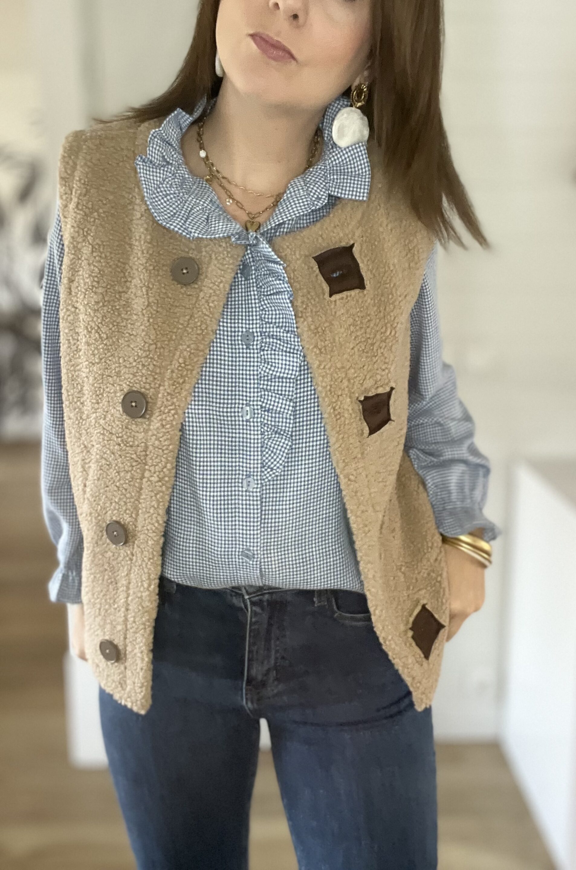 Veste Mary Chocolat Réversible – Image 5