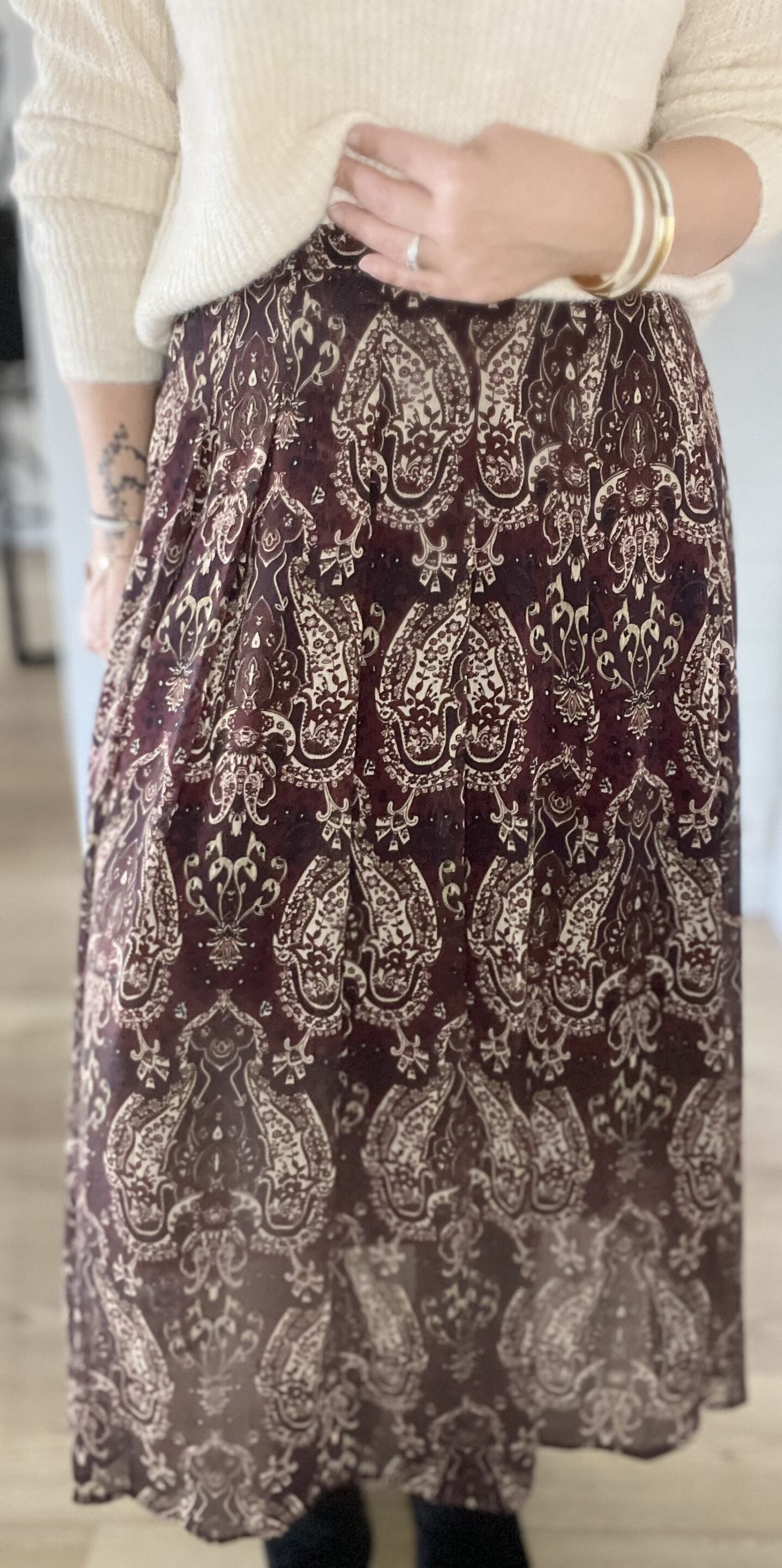 Jupe Sienna Bordeaux – Image 4