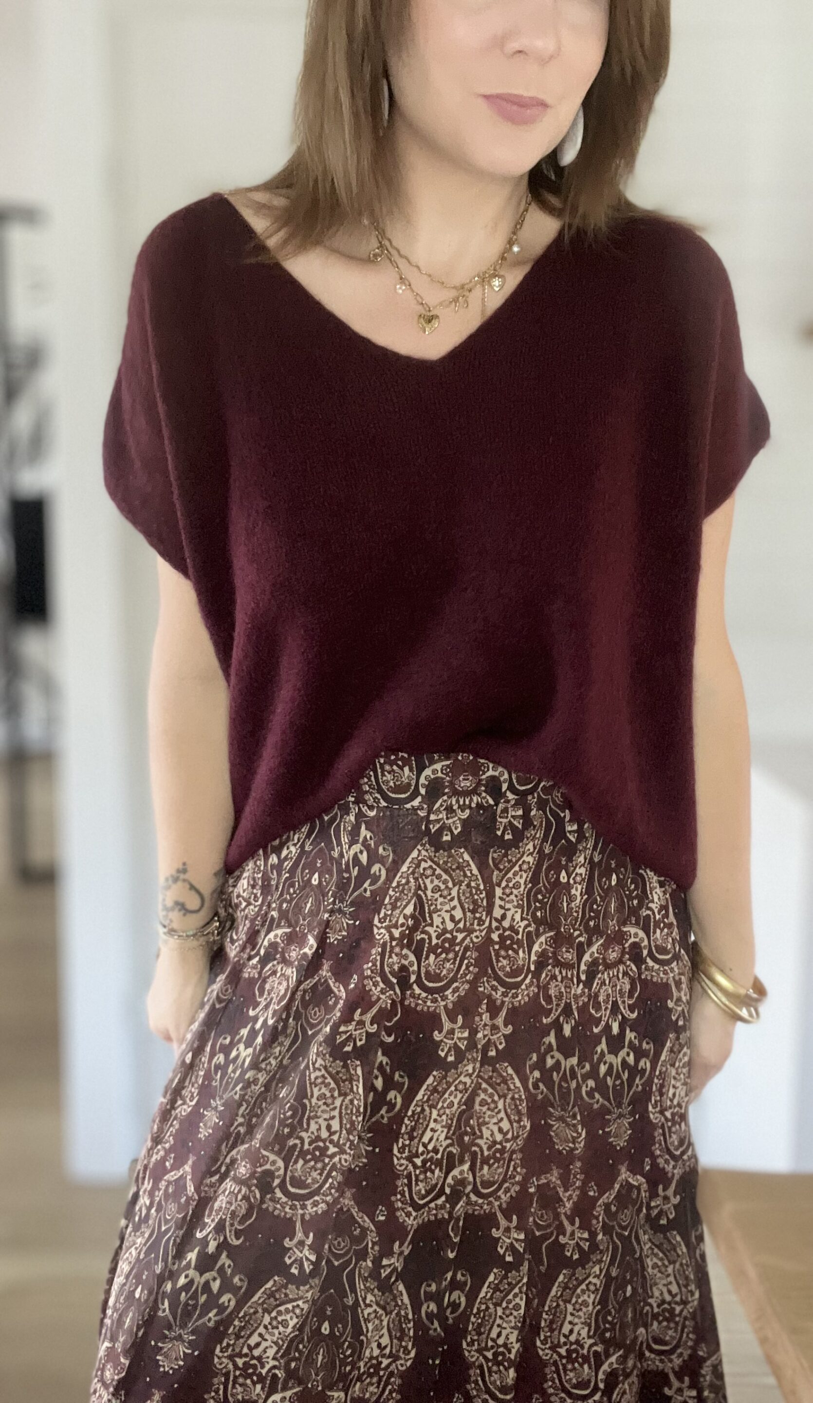 Pull Eva Bordeaux – Image 4