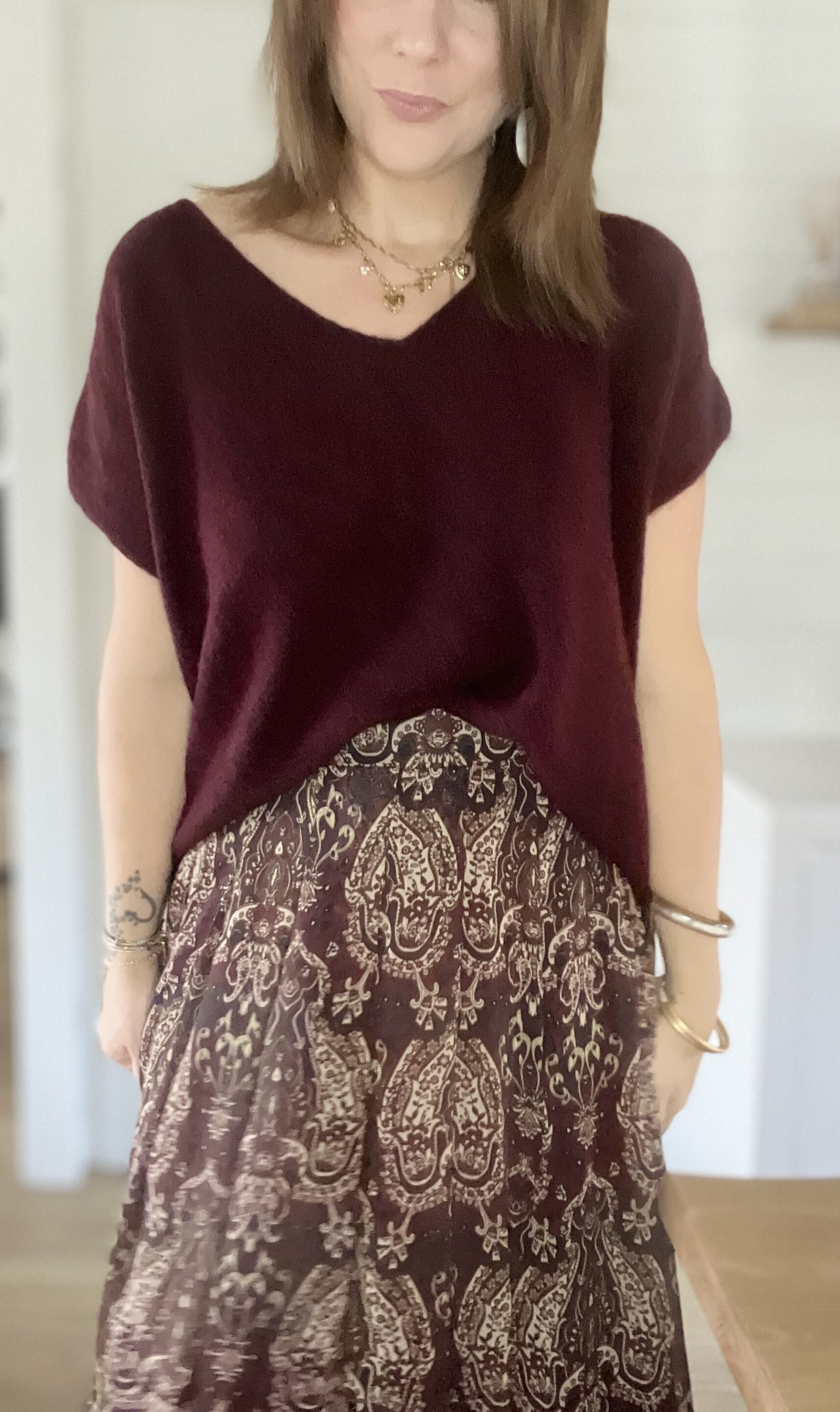 Pull Eva Bordeaux – Image 3