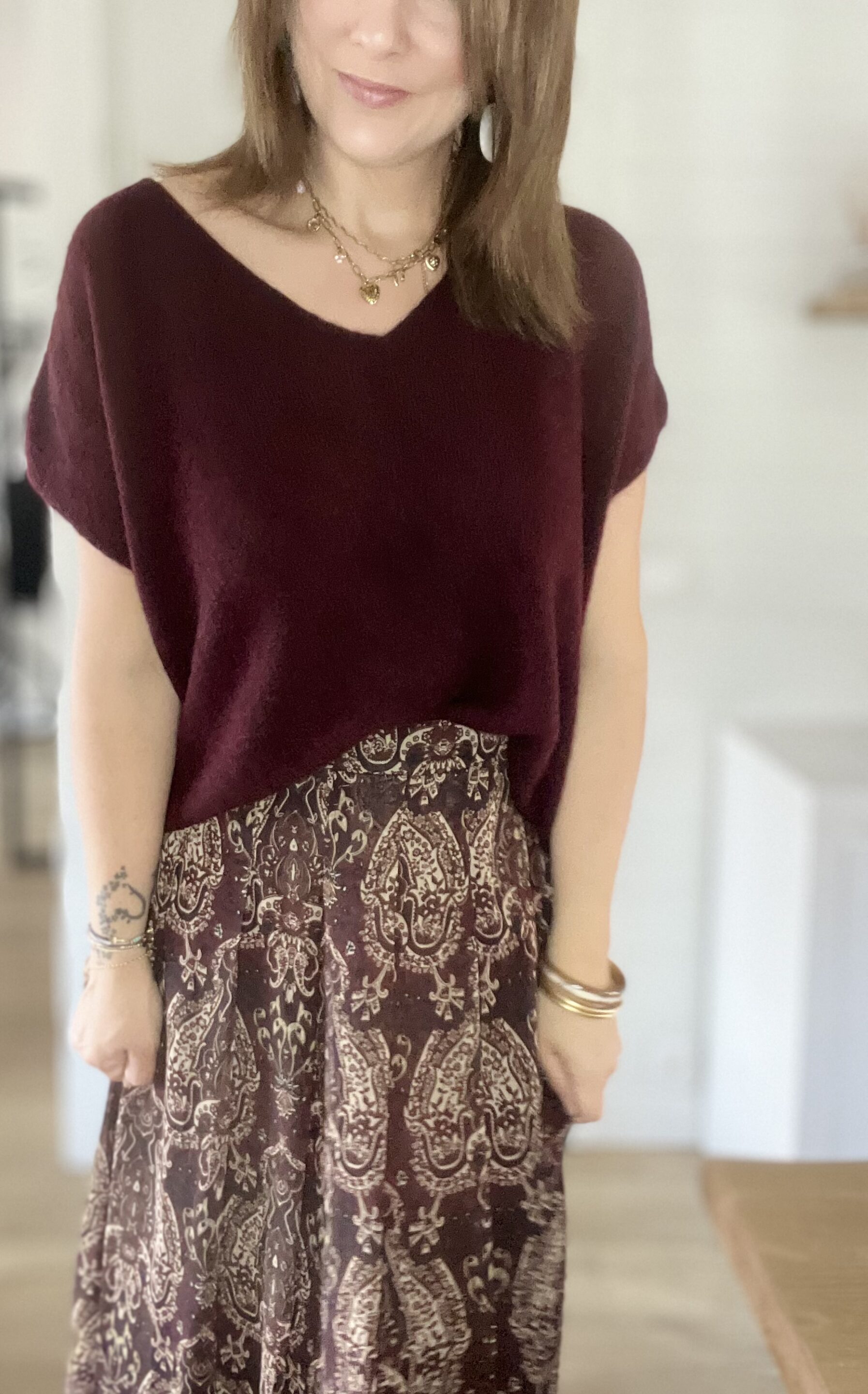 Pull Eva Bordeaux – Image 2