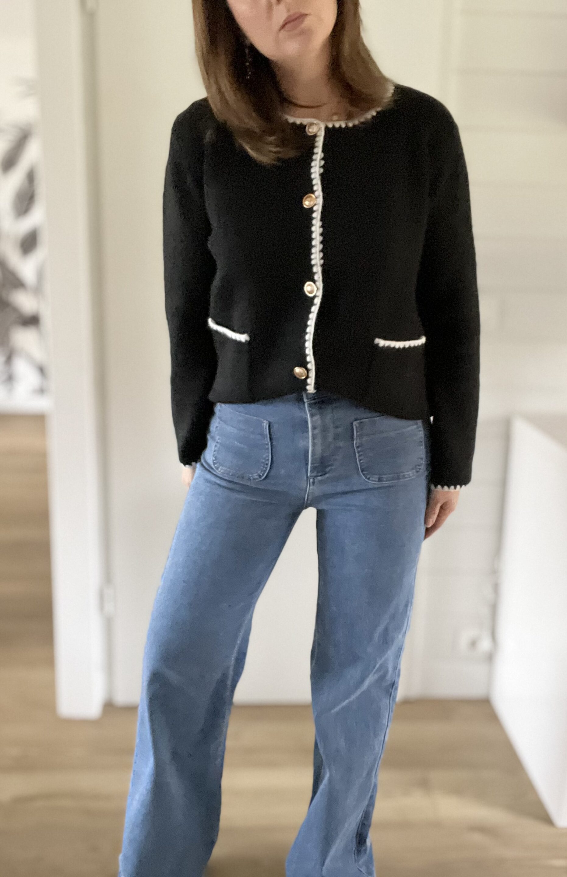 Gilet Nina Noir – Image 3