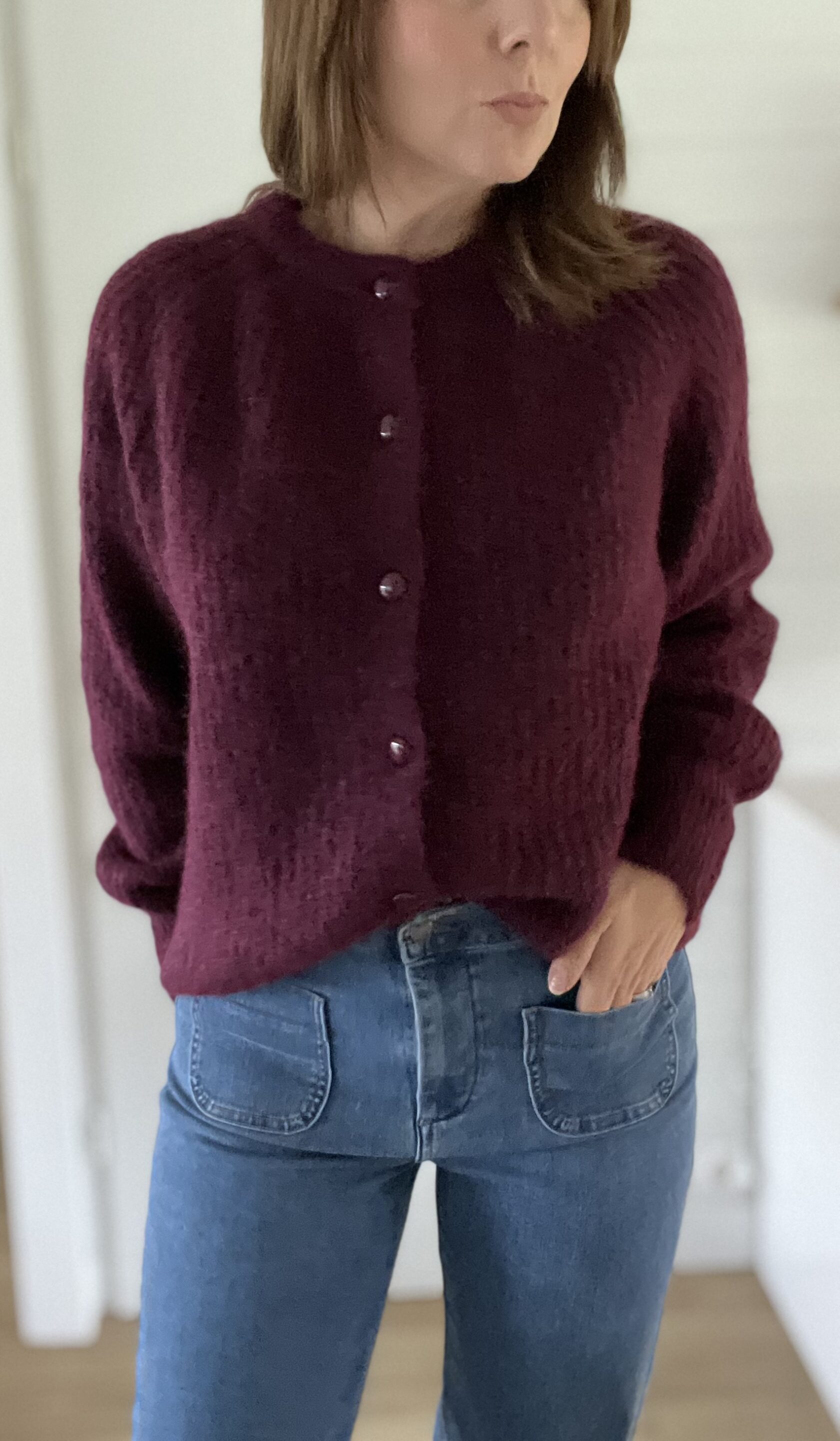 Gilet Milan Bordeaux – Image 3