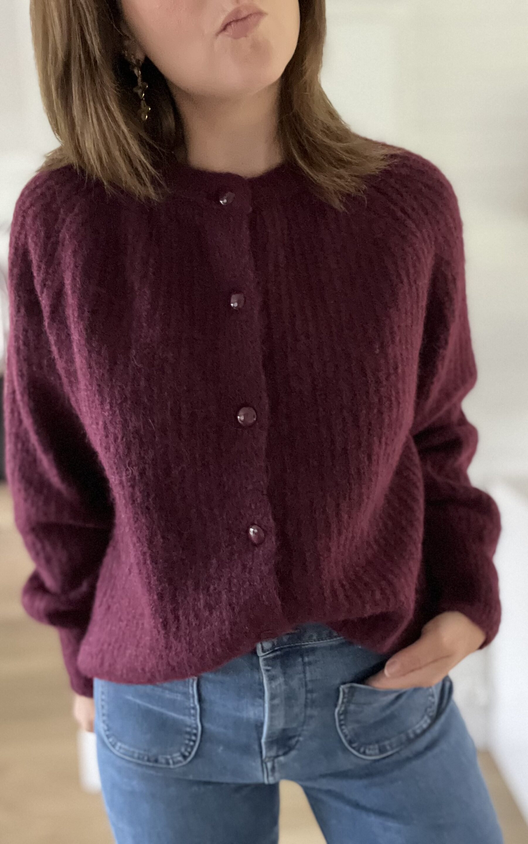 Gilet Milan Bordeaux – Image 2