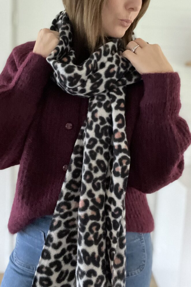 Echarpe Imprimée Léopard