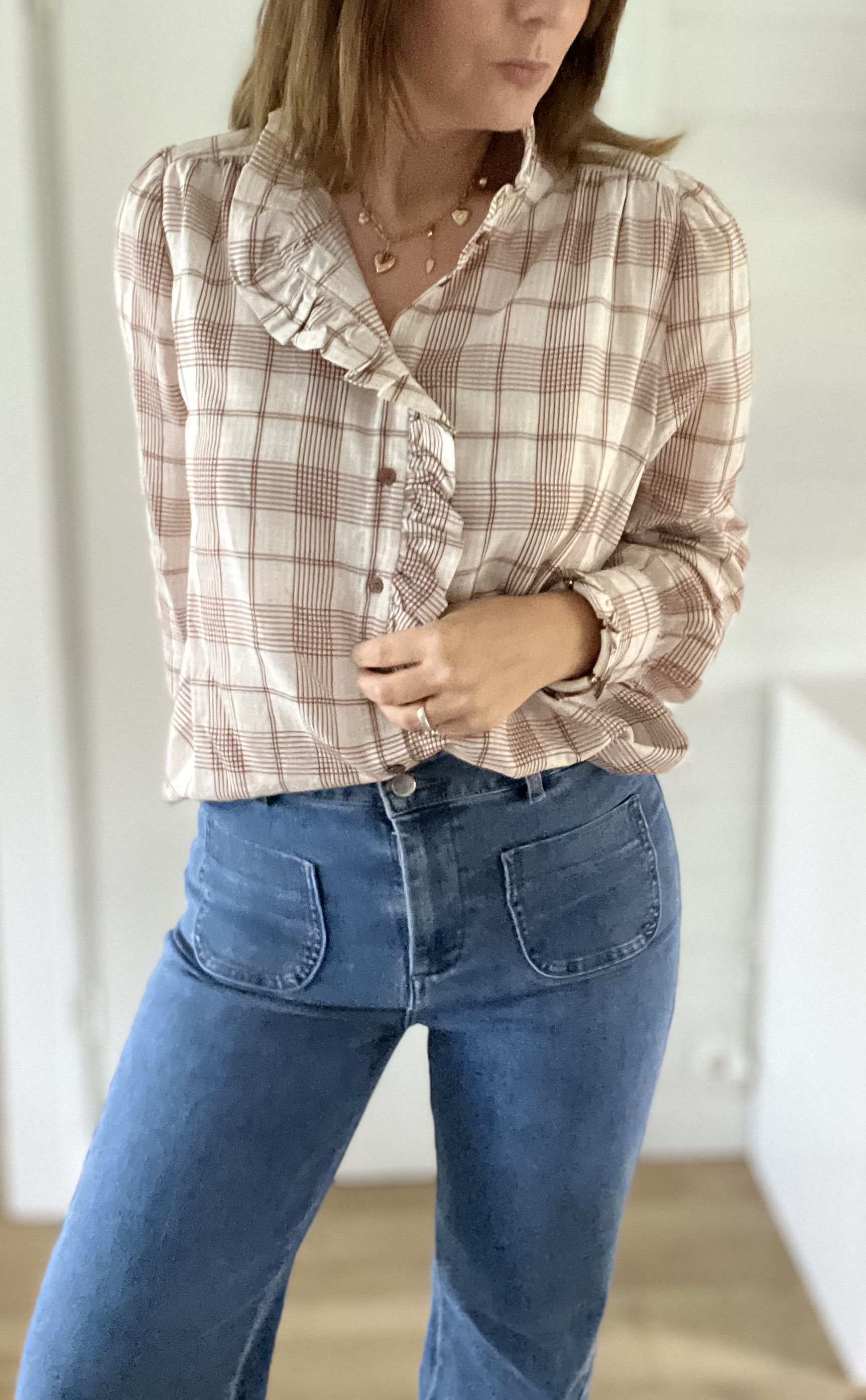 Chemisier Laurena Chocolat – Image 3