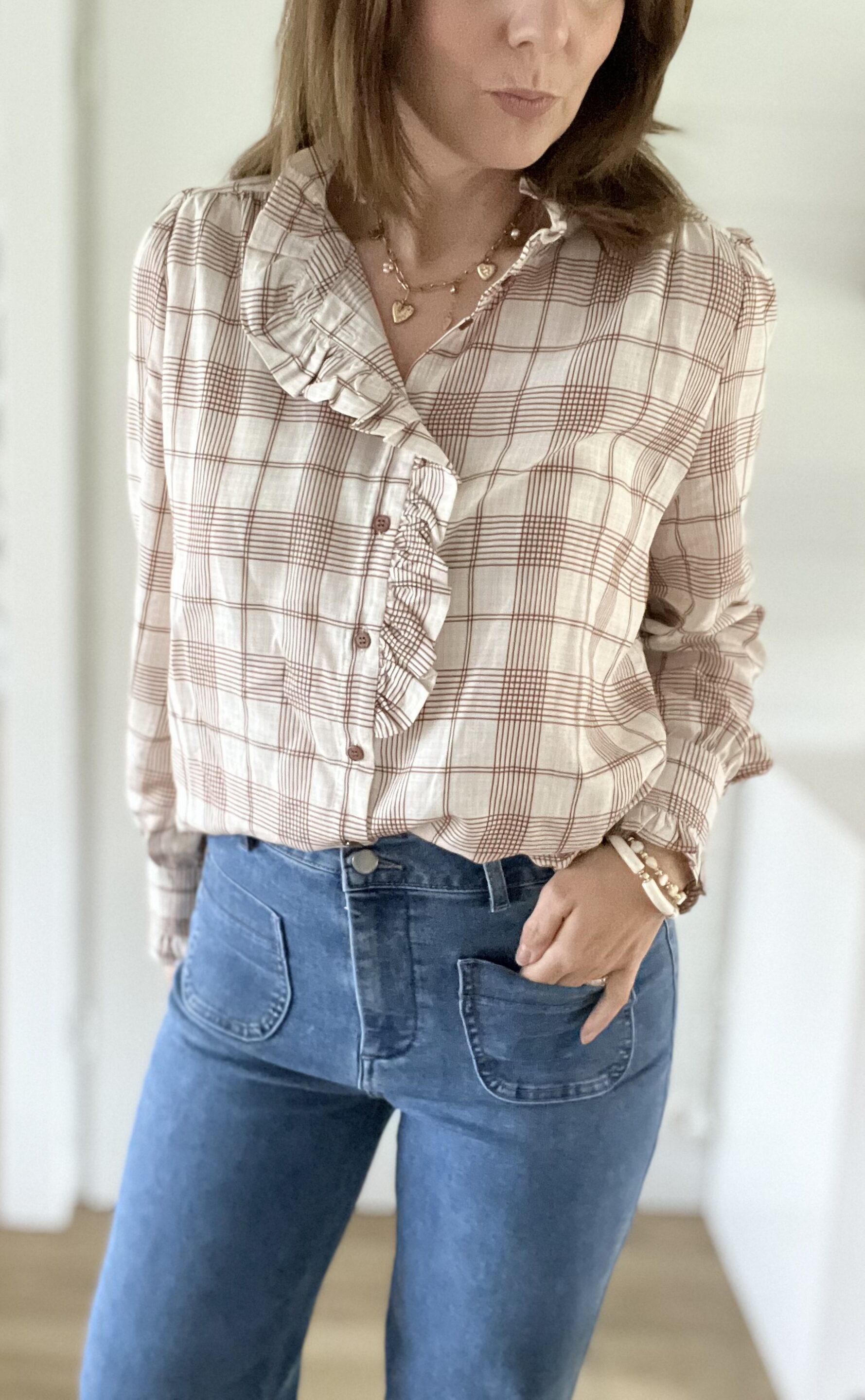 Chemisier Laurena Chocolat