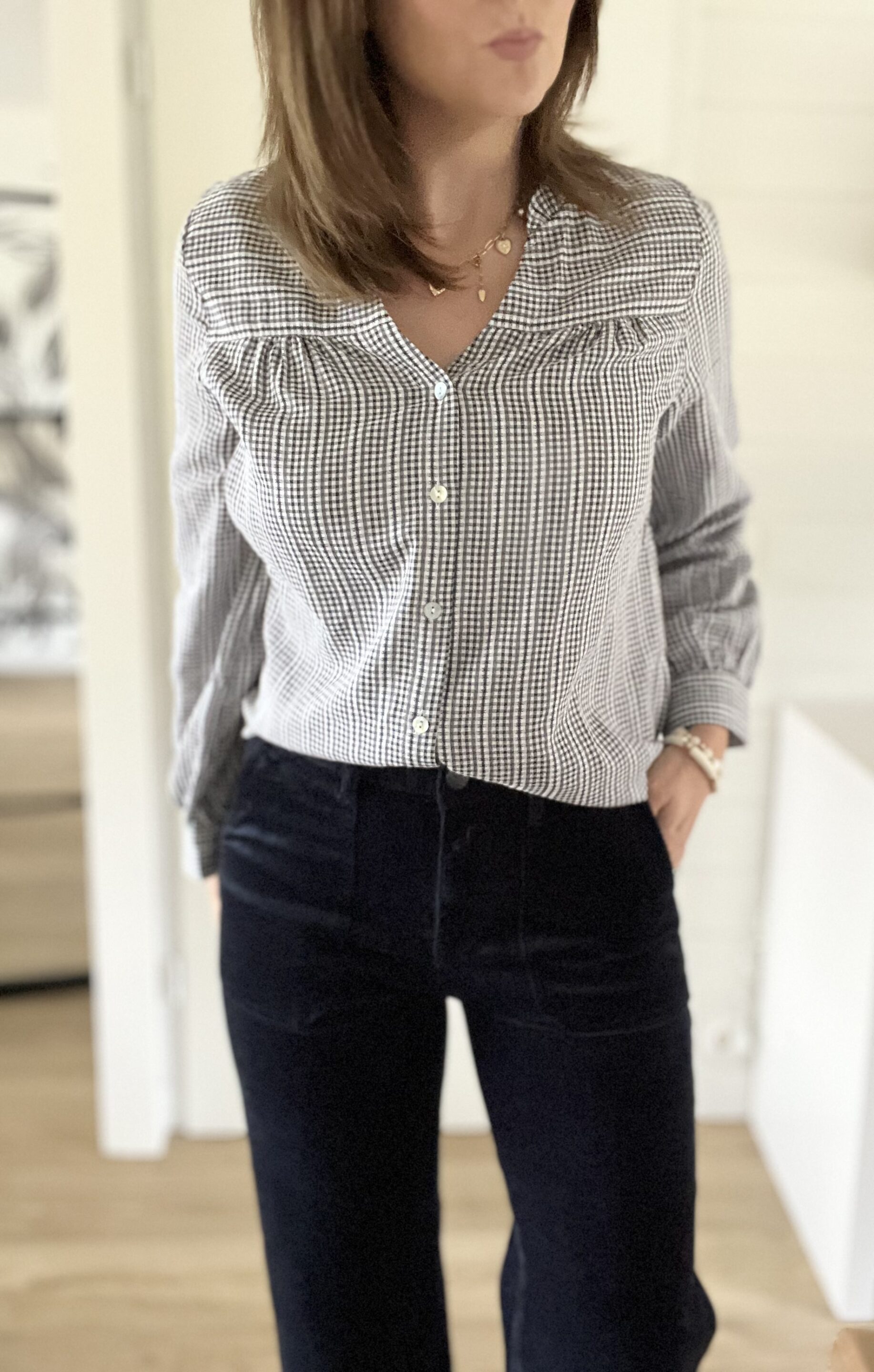 Chemisier Maud Marine