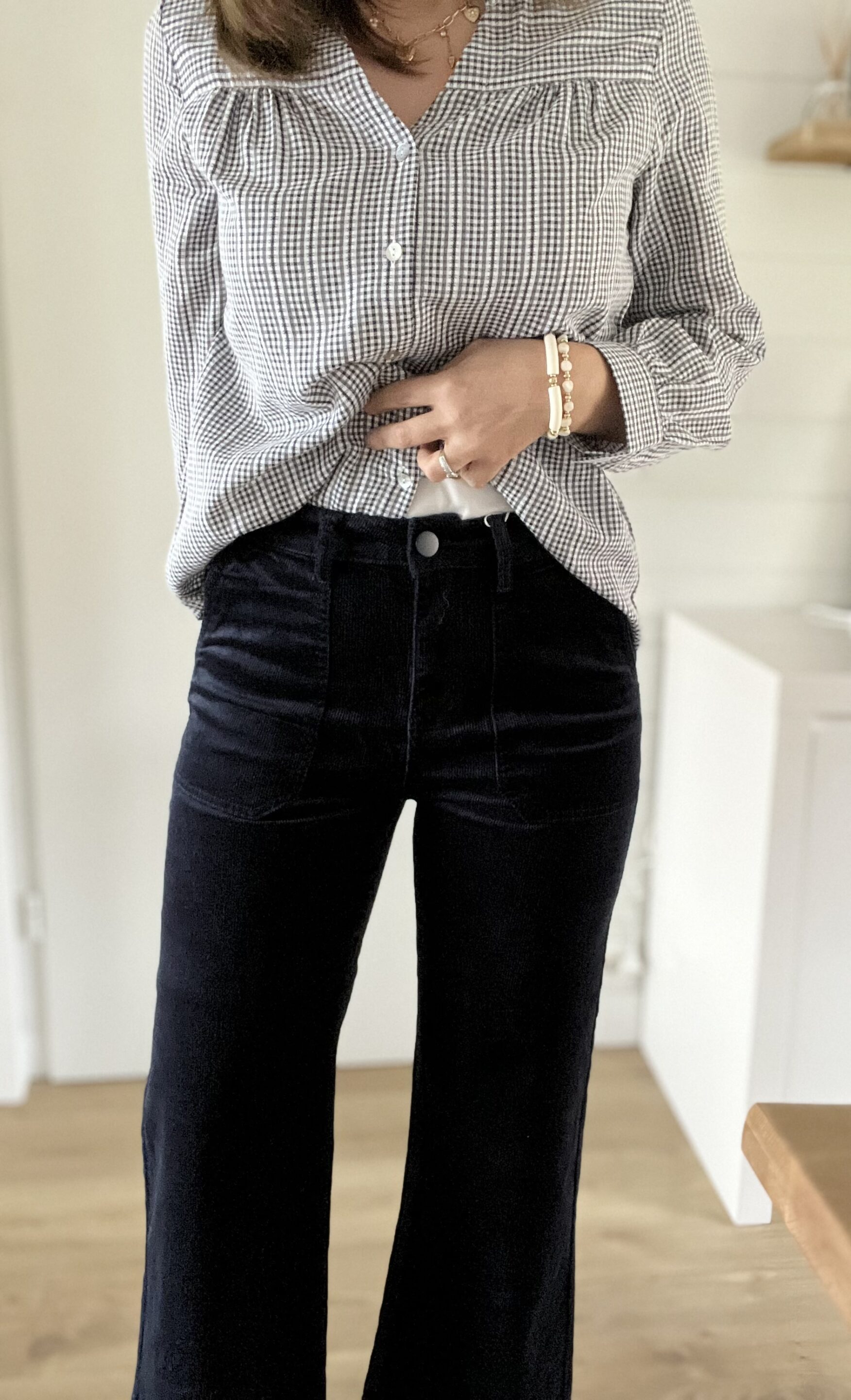 Pantalon Pedro Velours Marine – Image 2