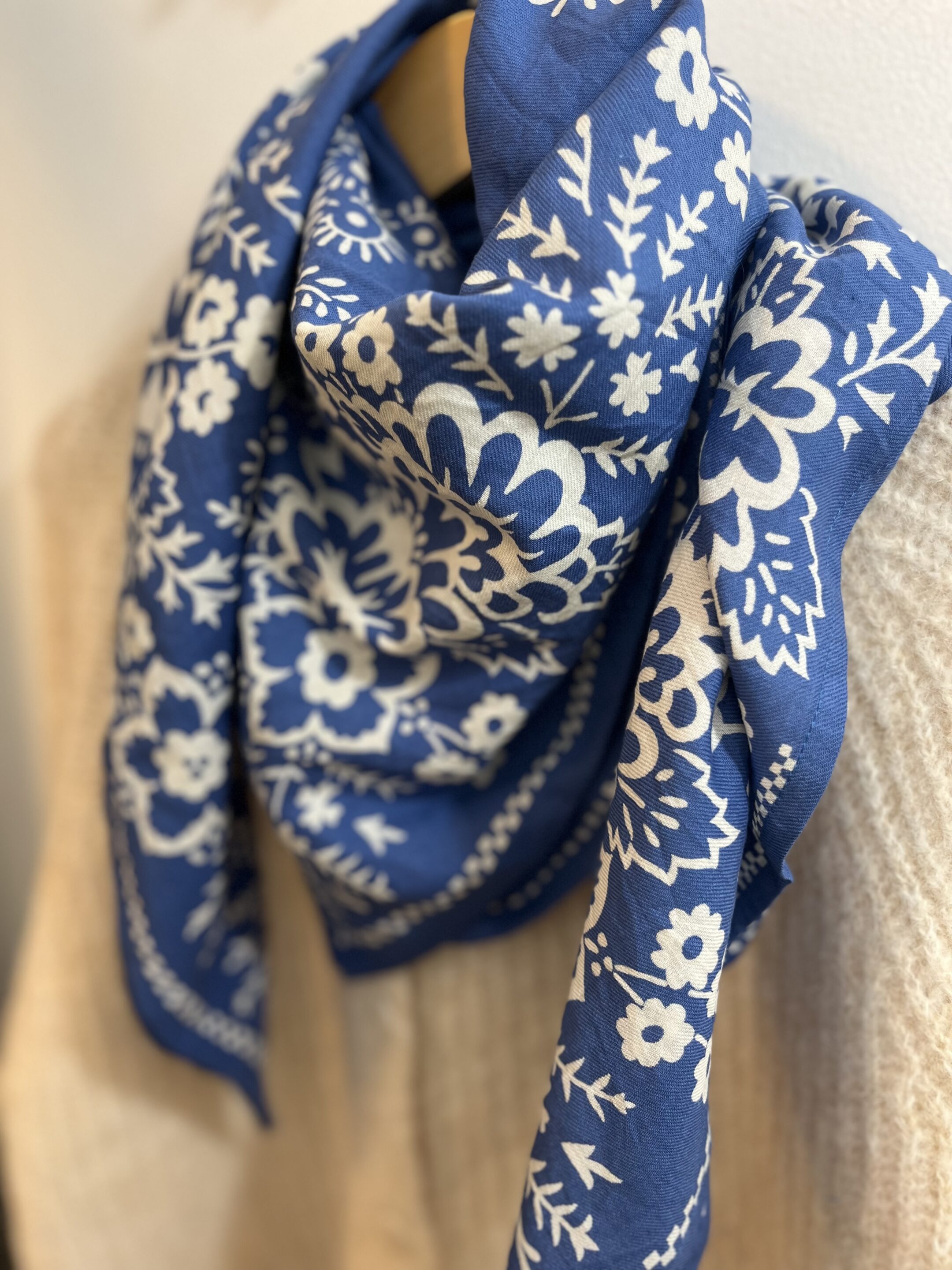 Foulard Mysore Bandana Ciel