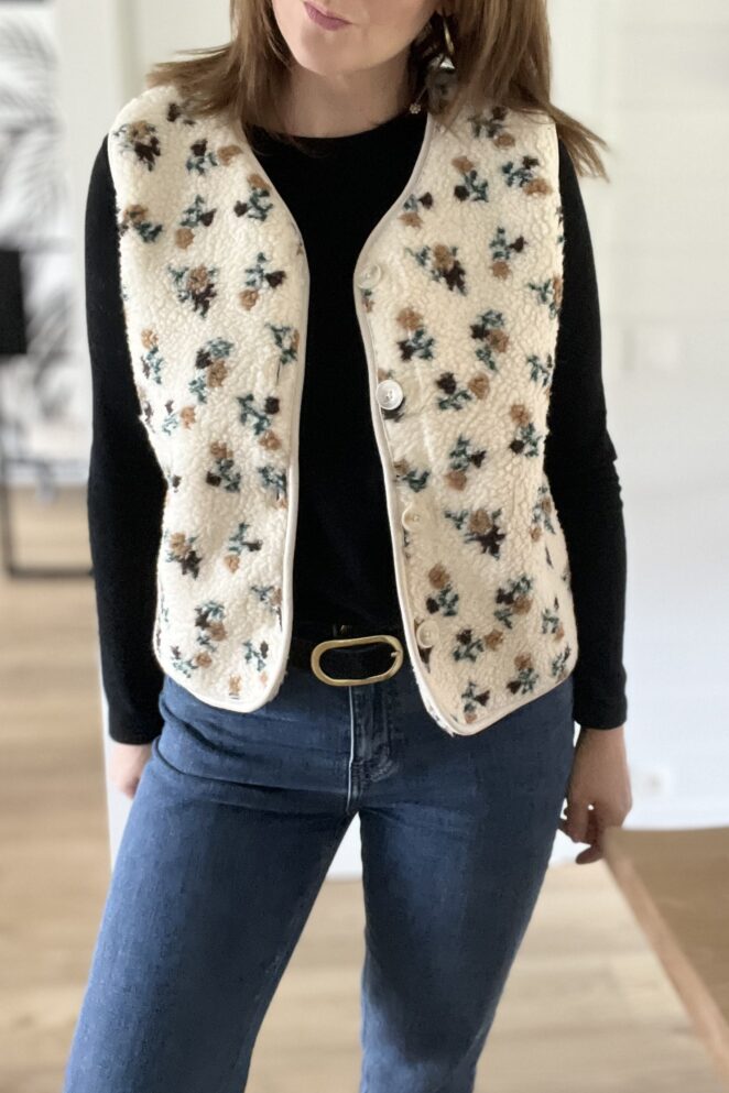 Gilet Sans Manches Cléo Imprimé