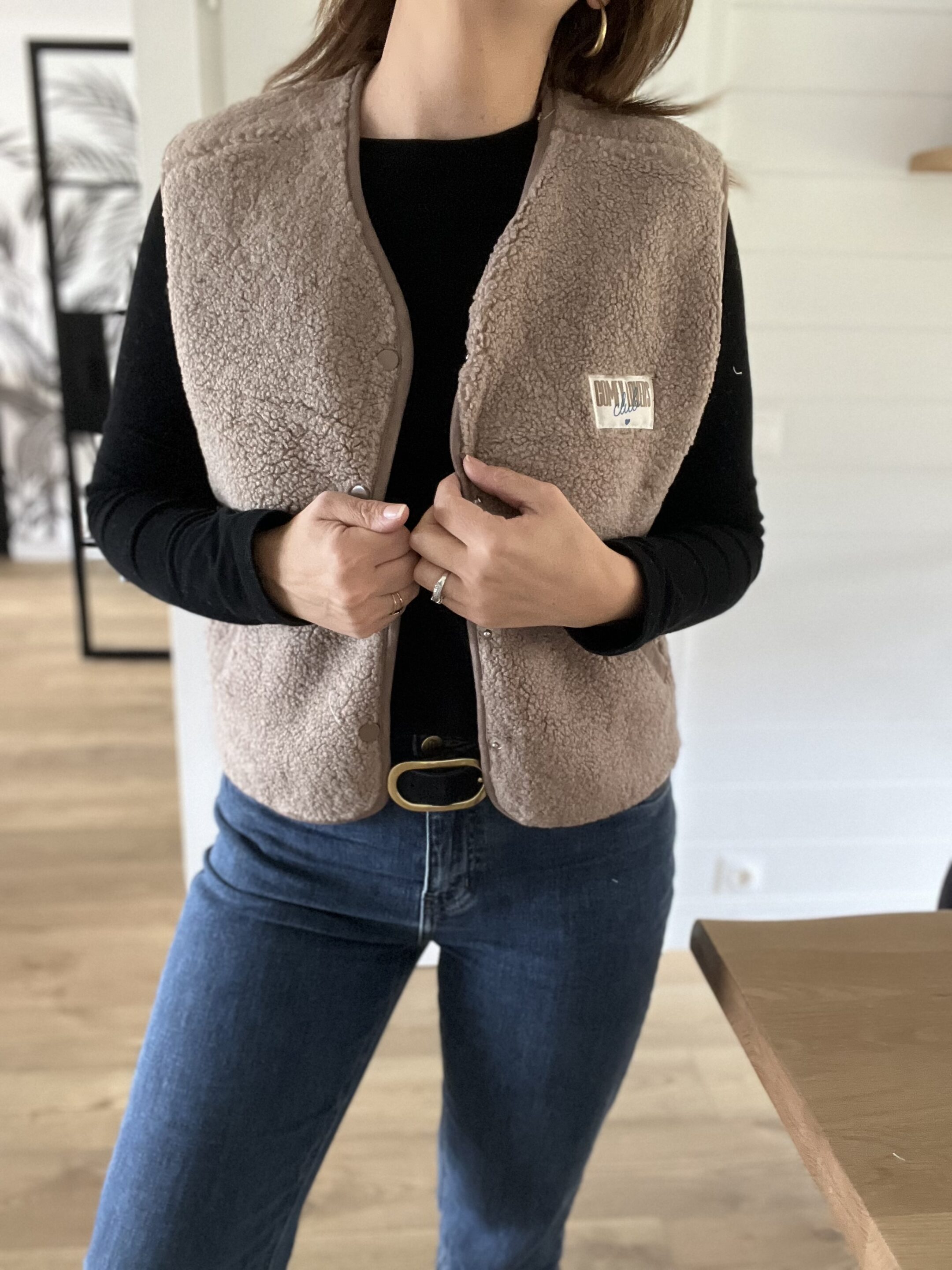 Gilet Sans Manches Victor Taupe – Image 2