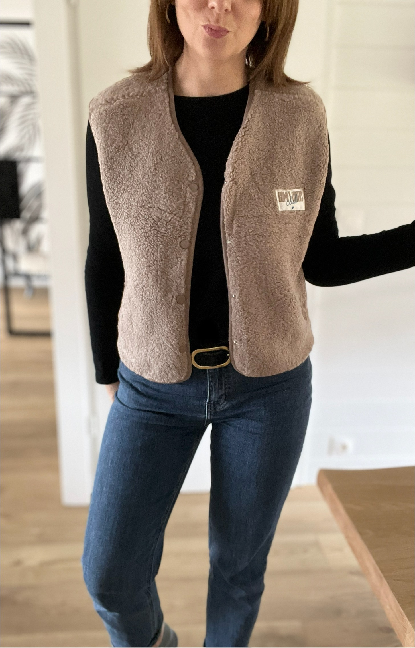 Gilet Sans Manches Victor Taupe – Image 3
