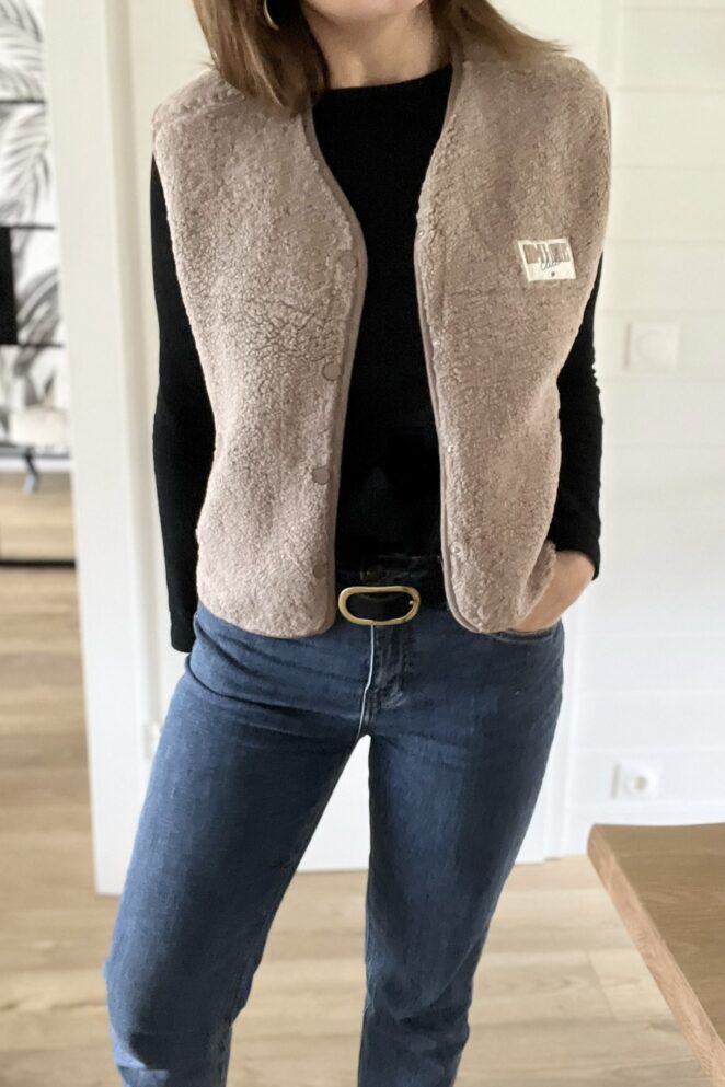 Gilet Sans Manches Victor Taupe
