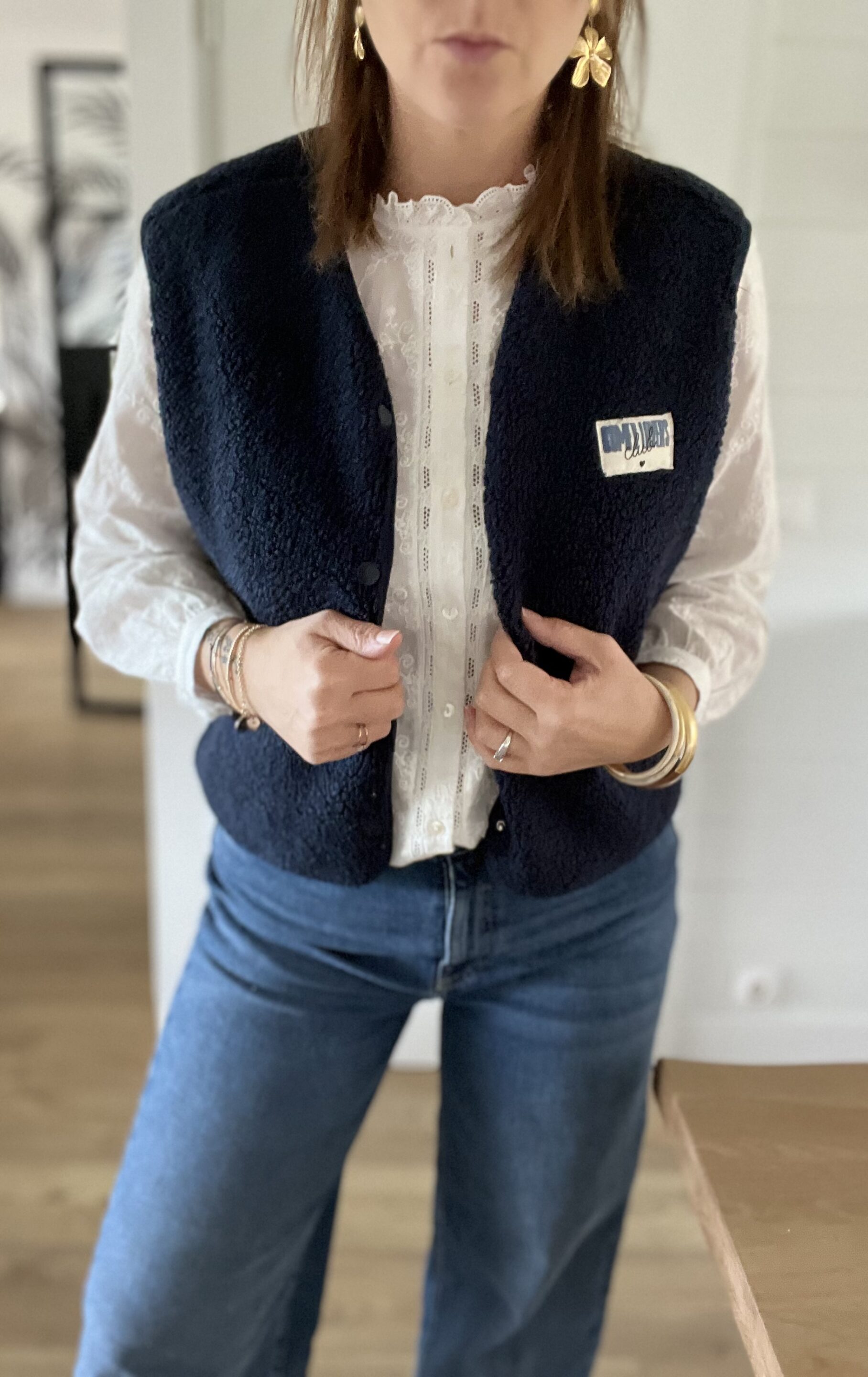 Gilet Sans Manches Victor Marine – Image 3