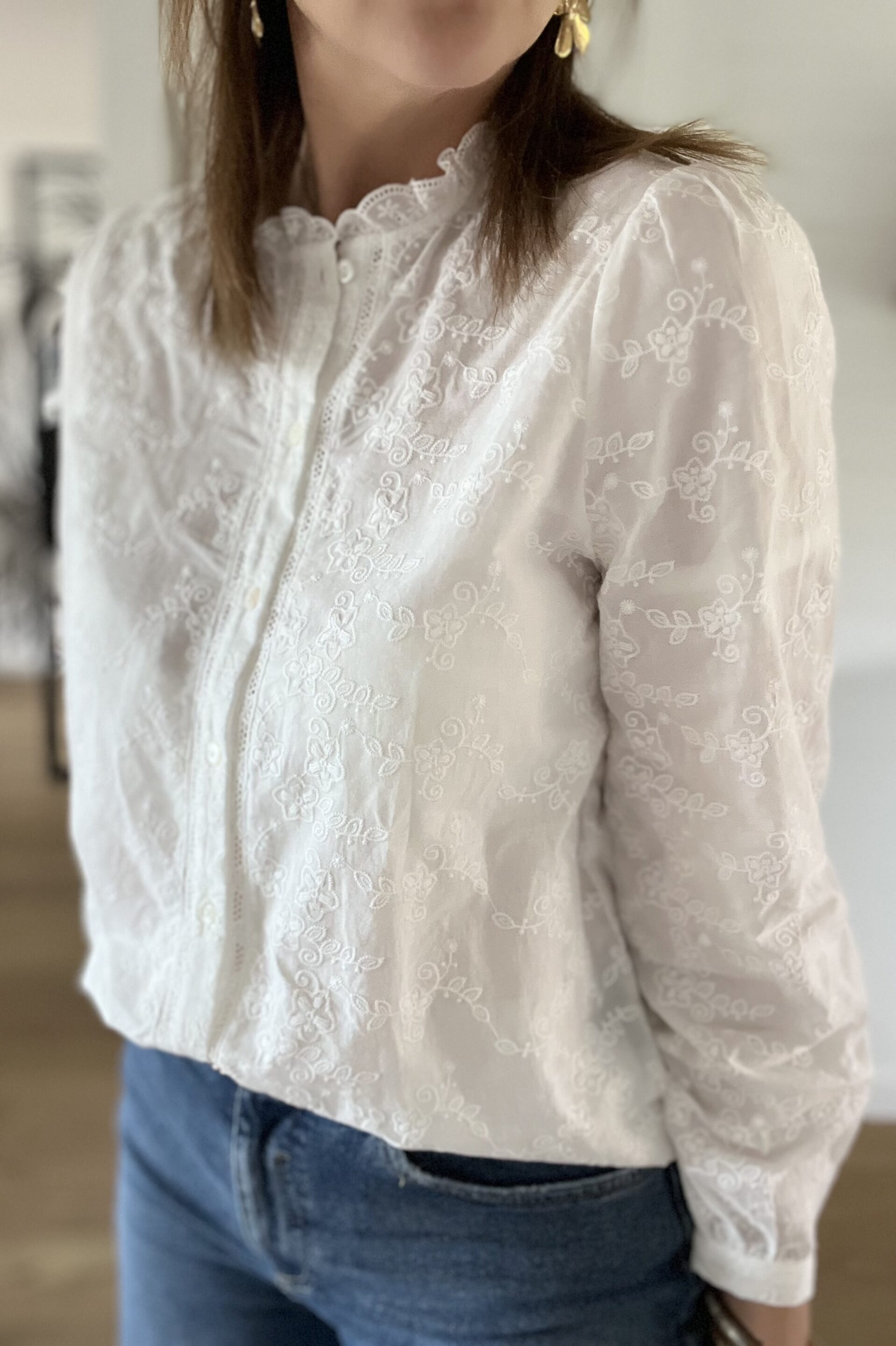 Chemisier Eliott Blanc – Image 2