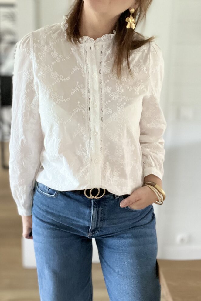 Chemisier Eliott Blanc