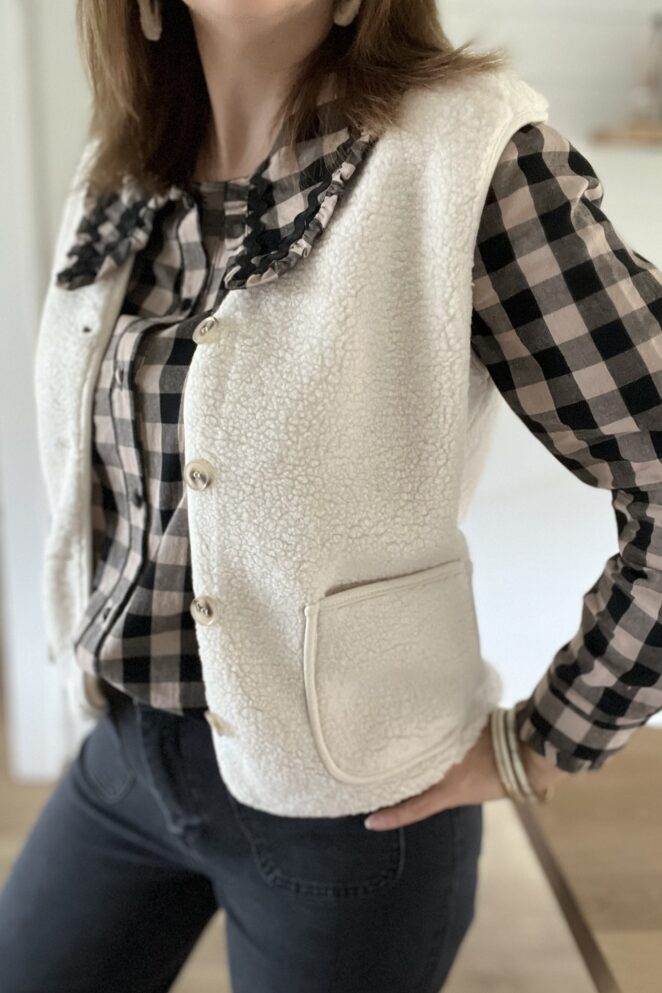 Chemisier Sans Manches Diego Ecru