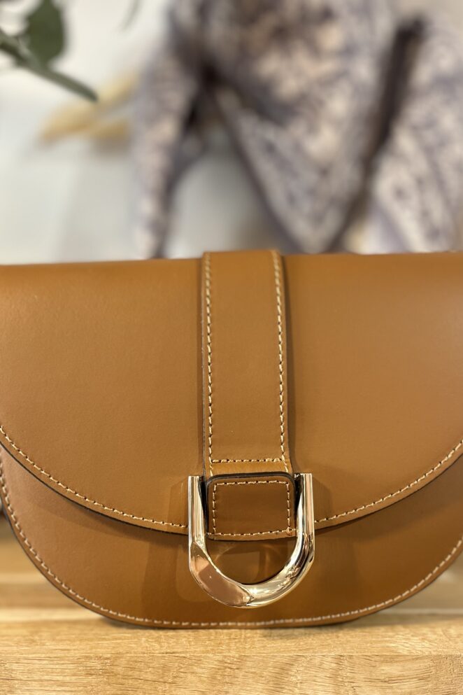Sac Cuir Garance Camel