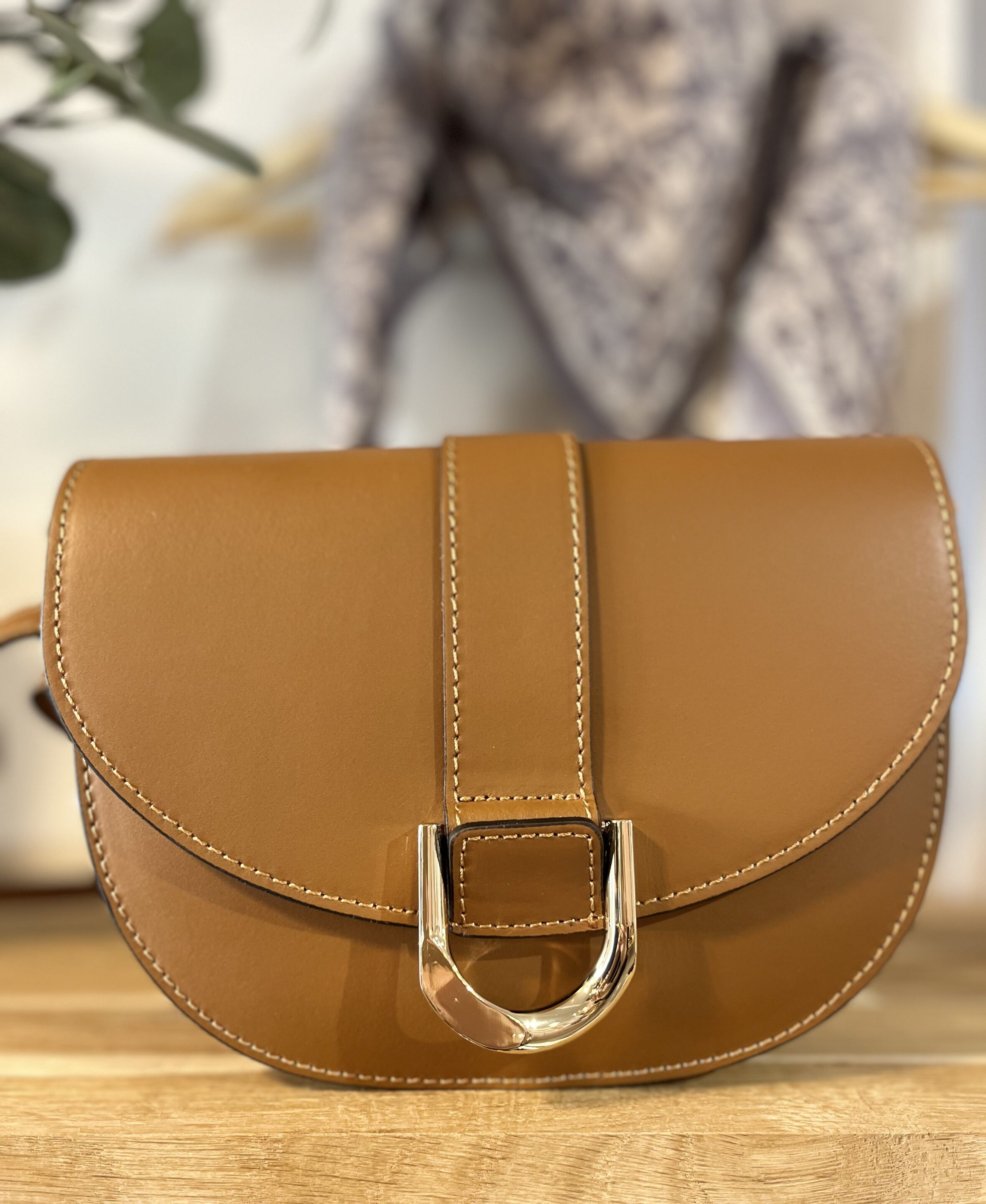 Sac Cuir Garance Camel