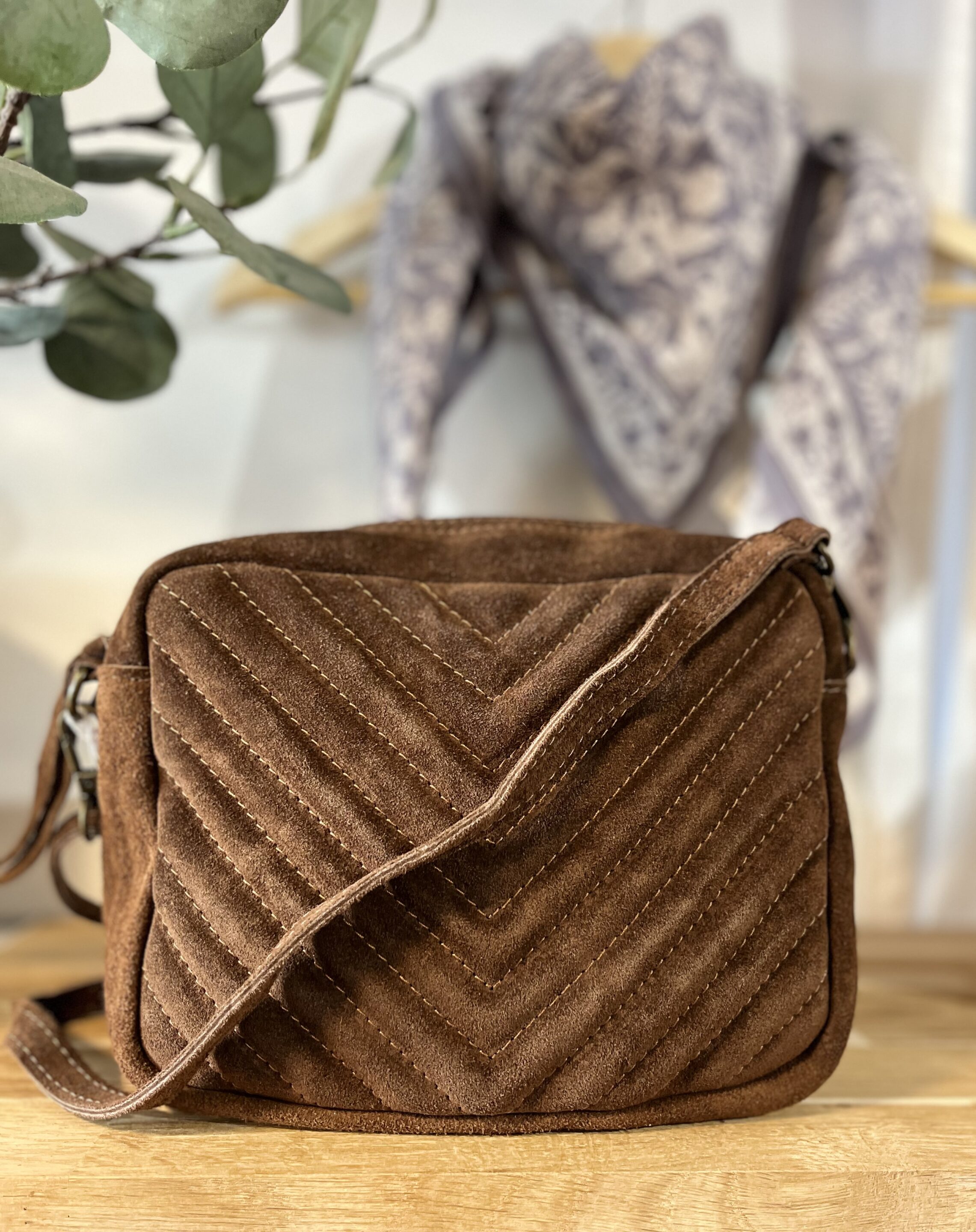 Sac Cuir Jeanne Chocolat