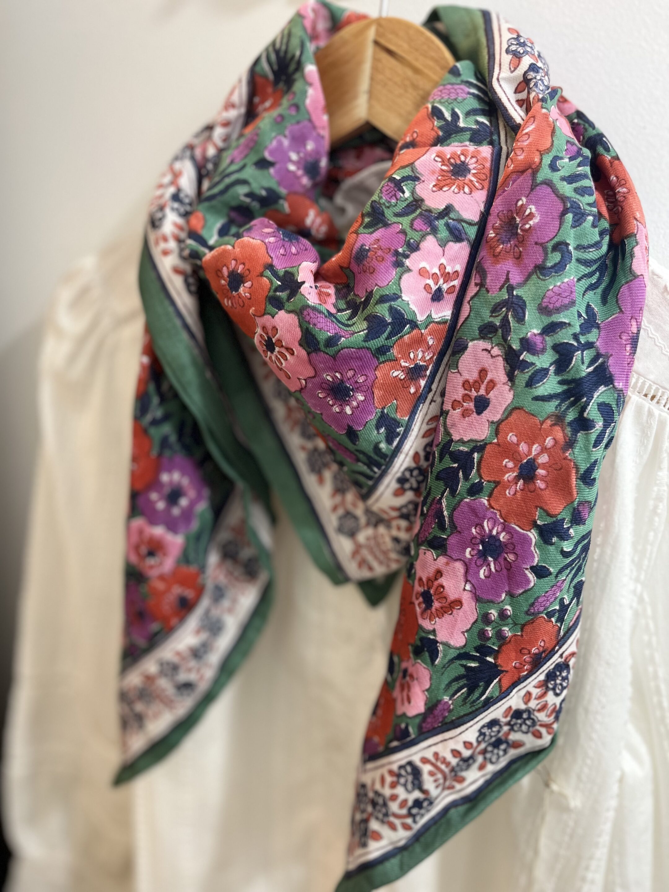 Foulard Indore Vert